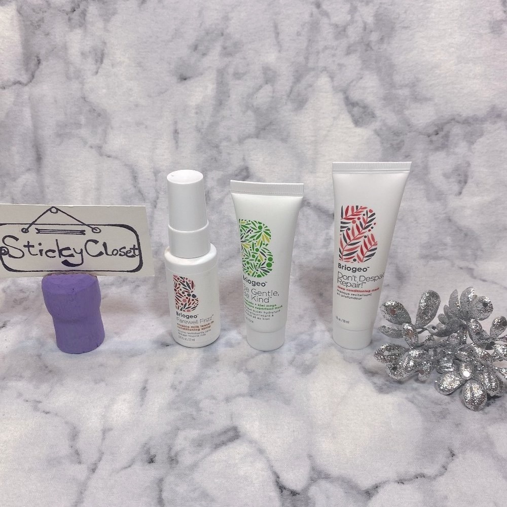 Briogeo Hair Gift Set-Moisture Superfood Mask,Deep Conditioning & Spray-3pc-NEW